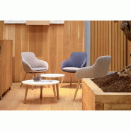 Canapé d'accueil Eneka bois - Sokoa - Prune/Mauve_0