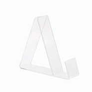 Chevalet multifonction en PMMA - L 4xP 14xH 13cm - Transparent - Épaisseur 2mm