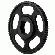 CMW - LZ084-100M - Poulies synchrones - Profil timing L - Moyeu amovible 2012 - 84 dents - Pas de 9.525 mm - Fonte - Traitement phosphatation_0