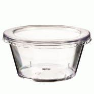 Couvercle p/pot Authentik réf 39188 39190 39161 39162 PET Ø10.8x0.8cm - par 500
