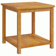 Décoshop26 - Table d'appoint en bois d'acacia massif 45 x 45 x 45 cm DEC040261 - Bois massif 3000264835193
