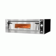 Four à pizza électrique 6 x Ø34 cm LARGE (6 kW - 380V) PREMIUM / GOLDINOX - gris inox 3701770822270 Four à pizza électrique 6 x Ø34 cm LARGE (6 kW - 380V) PREMIUM / GOLDINOX - gris inox 3701770822270