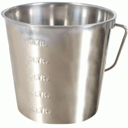 Kerbl seau 12,3 l acier inoxydable 29377