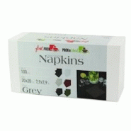 Packnwood FHC - 200Pcs - Serviette cocktail coton gris 20x19,5cm - recyclable et élégante - 210SVCC20GY Packnwood FHC - 200Pcs - Serviette cocktail coton gris 20x19,5cm - recyclable et élégante - 210SVCC20GY