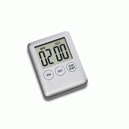 Schneider - Minuterie électronique, durée de fonctionnement 99 min., 59 sec., 70 x 53 x 8 mm - gris 160018_0