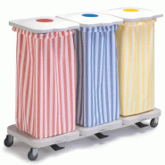 Sclessin 374.0113M Porte-Sacs Professionnel 3 Sacs Montés - 374.0113M