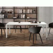 Table de réunion Hype - structure en aluminium et plateau encastré 240x124 cm