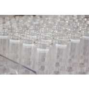 Tube verre boro, 50ml fb 4 calibrés (6) Tube verre boro, 50ml fb 4 calibrés (6)