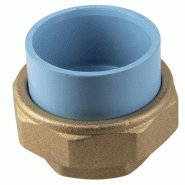 Union mixte 3 pièces Girair - à coller laiton - à visser D 016x3/8" - Réf: 06GA3GL016