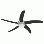 Ventilateur de plafond avec lumière et télécommande - 130 cm Noir. Modèle Luna - 8721451241867