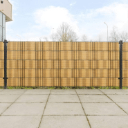 Vidaxl paravents de balcon 5 pcs marron clair 255x19 cm résine tressée 156316 Vidaxl paravents de balcon 5 pcs marron clair 255x19 cm résine tressée 156316