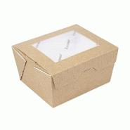 Boîte avec fenêtre The pack carton ondulé 780 ml 11,2x9x6.4cm - par 300