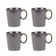 Coffret de 4 mugs Liv bleu 35 cl - Rond Porcelaine Table Passion 13x8.5 cm - bleu porcelaine 3106232721267 Coffret de 4 mugs Liv bleu 35 cl - Rond Porcelaine Table Passion 13x8.5 cm - bleu porcelaine 3106232721267