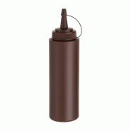 Distributeur de sauce Vogue marron - 240 ml_0