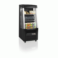 Façade ouverte basse 640mm Profondeur 640mm ODC60 BLACK TEFCOLD