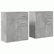 Helloshop26 - Buffet bahut commode armoire meuble de rangement organisateur cuisine salle de séjour salons lot de 2 60 x 31 x 70 cm 02_0036858 - 3000 Helloshop26 - Buffet bahut commode armoire meuble de rangement organisateur cuisine salle de séjour salons lot de 2 60 x 31 x 70 cm 02_0036858 - 3000