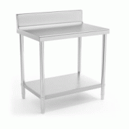 HELLOSHOP26 Table de travail cuisine professionnelle acier inox 90 x 60 cm avec rebord capacité de charge de 210 kg 14_0003665 - 14_0003665 HELLOSHOP26 Table de travail cuisine professionnelle acier inox 90 x 60 cm avec rebord capacité de charge de 210 kg 14_0003665 - 14_0003665