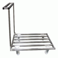 ITALCONCEPT L2G Chariot Plateforme Inox 304 Plateau Barreaude, 900 x 1000 x 800mm - 3616350036926 ITALCONCEPT L2G Chariot Plateforme Inox 304 Plateau Barreaude, 900 x 1000 x 800mm - 3616350036926
