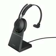 Jabra Evolve2 65 Casque Sans fil Arceau Bureau/Centre d'appels USB Type-A Bluetooth Noir