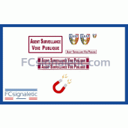 Kit sérigraphie ASVP bordeaux magnétique pour véhicule léger et petits utilitaires Kit sérigraphie ASVP bordeaux magnétique pour véhicule léger et petits utilitaires