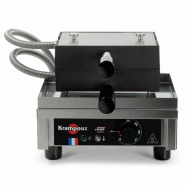 Krampouz Gaufrier 4x6 Liège 180° simple A/A - argenté WECBEA