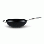 Le Wok Copenhagen 30 cm -  Noir Rond Céramique Greenpan - noir 4895156669357