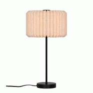 Nordlux Lampe à poser Vivienne  Métal Noir ,  H. 48 - IP20 - E27 /   Intérieur - noir textile 5704924027147