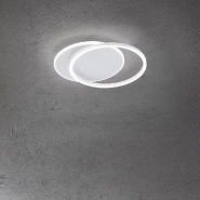 Plafonnier LED ORBIT, blanc mat, 43 W, Perenz, en aluminium - blanc 8194 B LC