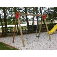 Portique balançoire en bois 6-12 ans - BLCPRTRG-CI11_0