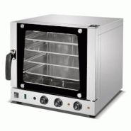 Romux® Four à Convection Électrique Professionnel avec 4 Plateaux 43x32 cm | Four à Convection Boulangerie fonction gril et vapeur - 300°C et 315 Romux® Four à Convection Électrique Professionnel avec 4 Plateaux 43x32 cm | Four à Convection Boulangerie fonction gril et vapeur - 300°C et 315