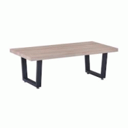 SIT Möbel Table basse | 120 x 60 cm | Plateau en MDF 40 mm aspect chêne Sonoma | Structure métallique | L 120 x P 60 x H 40 cm - multicolore multi- SIT Möbel Table basse | 120 x 60 cm | Plateau en MDF 40 mm aspect chêne Sonoma | Structure métallique | L 120 x P 60 x H 40 cm - multicolore multi-