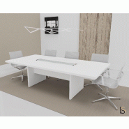 Table de réunion rectangulaire TAK - Mobel Linea. - Oui, 250, Blanc_0