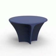 Table design in & out BIOPHILIA  - bleu