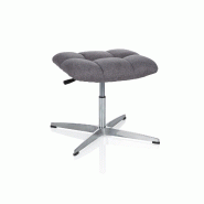 Tabouret / siège pivotant SARANTO tissu gris foncé hjh OFFICE - gris polyester 670934