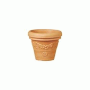 Tera Pot de fleurs festonato 232l - MARRON - marron 8032841760159
