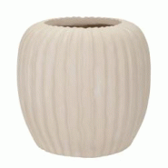 Vase en magnésie Mist 26.5 x 26 cm Mauro Ferretti - beige multi-matériau 0421560002 Vase en magnésie Mist 26.5 x 26 cm Mauro Ferretti - beige multi-matériau 0421560002
