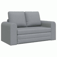VidaXL Canapé-Lit 60cm Gris clair tissu Modèle Worelion - 4106673