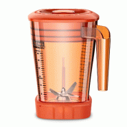 WARING Accessoire pour Blender de bar - Récipient Raptor® orange 1.4 L sans BPA en copolyester CAC93XI-28 - CAC93XI-28