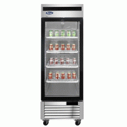 Armoire réfrigérée vitrée négative inox 610L Atosa