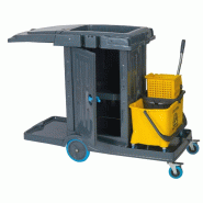 Chariot de nettoyage avec porte-sac, armoire et chariot à franges - VIRTUS - 0615402436229