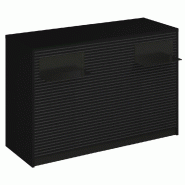 Comptoir Vertigo H T01 dble noir L150cm - 3 tab.Coulis. 6tab.Amovib - noir