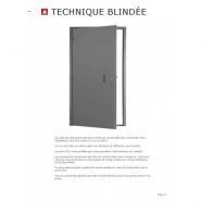 Porte blindée bloc-porte Acier et Hydrofuge haute sécurité 3