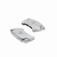 DE BUYER lot de 2 anses verrouillables métal 3660.03 - blanc 3011243660033_0