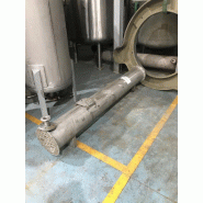 Echangeur tubulaire guiam 4,7 m2 d'occasion inox 316 - référence : c5919 sf