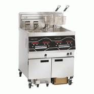 Friteuse sur meuble - 2 cuves de 14L - Sur roulettes Henny Penny EEE-142FSXXST