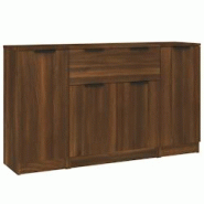 Helloshop26 - Buffet bahut commode armoire meuble de rangement organisateur cuisine salle de séjour salons 3 pcs bois d'ingénierie 02_0037083 - 3000 Helloshop26 - Buffet bahut commode armoire meuble de rangement organisateur cuisine salle de séjour salons 3 pcs bois d'ingénierie 02_0037083 - 3000