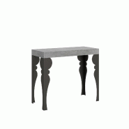 Itamoby Console Extensible 90X40/300 Cm Paxon Cemento Structure Anthracite - gris VE300COPXNFOL-CM-AN