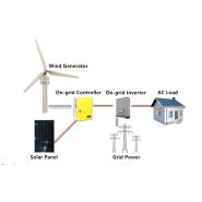 Kit mixte éolien-solaire - chway energy - 50hz/60hz
