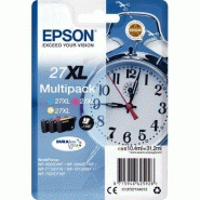 Lot de 3 cartouches jet d\'encre à la marque Epson T271540 couleurs haute capacité Lot de 3 cartouches jet d\'encre à la marque Epson T271540 couleurs haute capacité