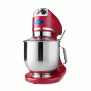 Mixer planétaire professionnel 7 L - 11 vitesses, 2 kg de pâte - Framboise